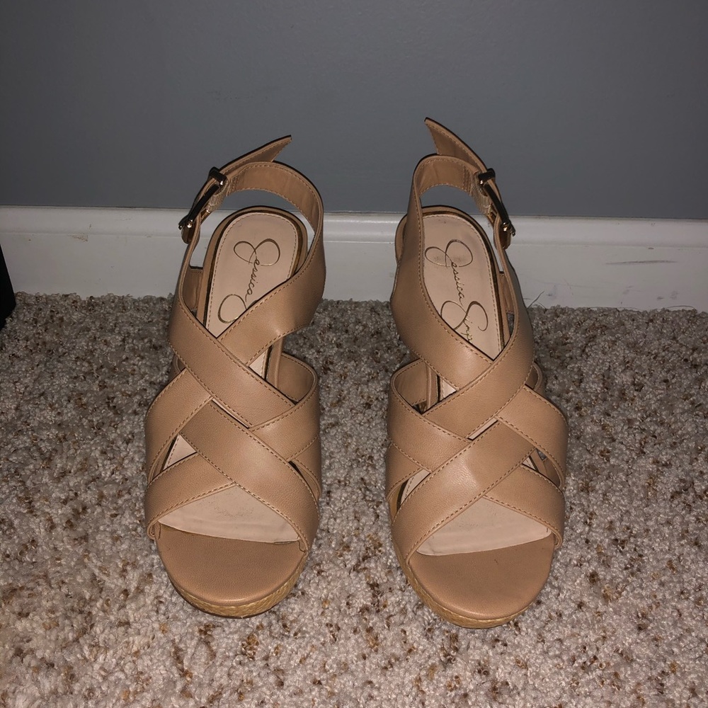 Tan Wedges